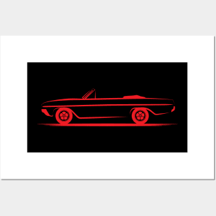 1964 Buick Skylark Convertible Red Posters and Art